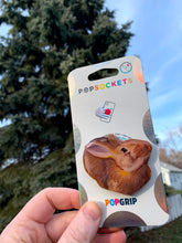 Load image into Gallery viewer, Custom Pet Bunny Head Inspired Pop Grip/ Popsocket