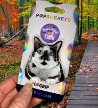Load image into Gallery viewer, Custom "Kylo" Pet Cat Inspired Pop Grip/ Popsocket