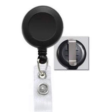 Load image into Gallery viewer, Personalized Name Tag Badge Reel - Belt Clip