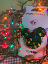 Load image into Gallery viewer, Christmas Lights Mouse Inspired Pop Grip/ Popsocket