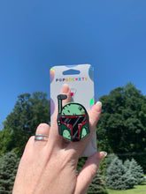 Load image into Gallery viewer, Boba Fett Head Inspired Pop Grip/ Popsocket