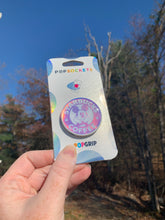 Load image into Gallery viewer, Custom Holographic Coffee Mouse Inspired Pop Grip/ Popsocket