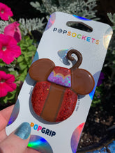 Load image into Gallery viewer, Glitter Abu Mouse Head Inspired Pop Grip/ Popsocket