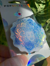 Load image into Gallery viewer, Holographic Buddha Mandala Inspired Pop Grip/ Popsocket