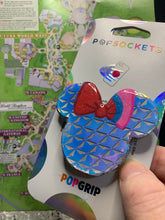 Load image into Gallery viewer, Holographic Spaceship Earth/ Bubblegum Wall Inspired Pop Grip/ Popsocket