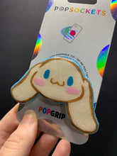 Load image into Gallery viewer, Custom Glitter Cinnamoroll Head Inspired Pop Grip/ Popsocket