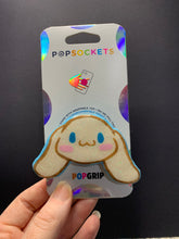 Load image into Gallery viewer, Custom Glitter Cinnamoroll Head Inspired Pop Grip/ Popsocket