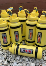 Load image into Gallery viewer, Yellow Laugh/Scream Canister Inspired “Takeya” Water Bottle