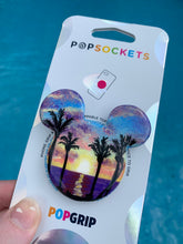 Load image into Gallery viewer, Sunset Mouse Head Inspired "Pop" Cell Phone Grip/ Stand