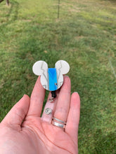 Load image into Gallery viewer, Blue Doctor Mouse Inspired Badge Reel