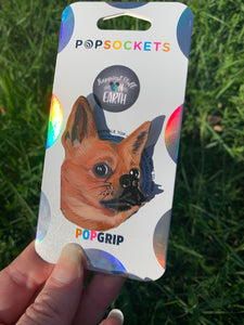 Custom "Max" Pet Dog Head Inspired Pop Grip/ Popsocket