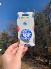 Load image into Gallery viewer, Custom Holographic Coffee Mouse Inspired Pop Grip/ Popsocket