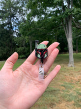 Load image into Gallery viewer, Boba Fett Inspired Swivel Badge Reel