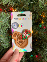Load image into Gallery viewer, Christmas Mouse Waffle Inspired Pop Grip/ Popsocket