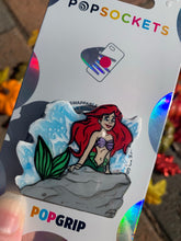 Load image into Gallery viewer, Ariel/ Water Inspired Pop Grip/ Popsocket