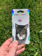 Load image into Gallery viewer, Custom &quot;Angel&quot; Pet Cat Inspired Pop Grip/ Popsocket