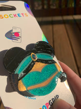 Load image into Gallery viewer, Glitter Jasmine Mouse Inspired Pop Grip/ Popsocket