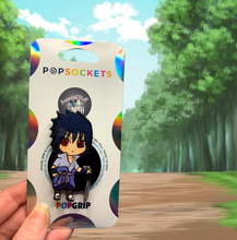 Load image into Gallery viewer, Glitter Sasuke Inspired Pop Grip/ Popsocket