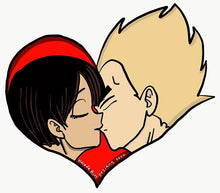 Load image into Gallery viewer, Glitter Custom Bulma/Vegeta Inspired Pop Grip/ Popsocket