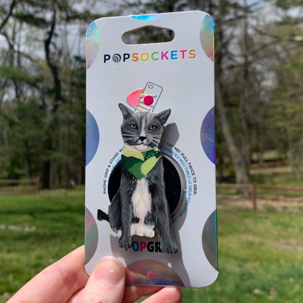 Custom Pet Cat Head Inspired Pop Grip/ Popsocket