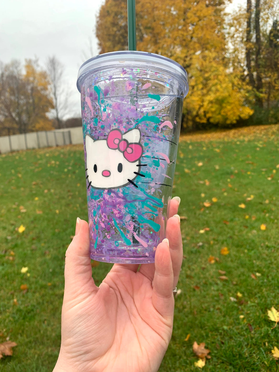 Kitty Inspired Starbucks Venti Double Wall Cup