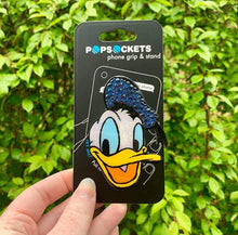 Load image into Gallery viewer, Crystal/ Glitter Duck Inspired &quot;Pop&quot; Cell Phone Grip/ Stand