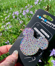 Load image into Gallery viewer, Iridescent Crystal Mouse Inspired Pop Grip/ Popsocket