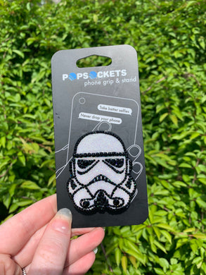 Glitter/ Crystal Storm Troop Inspired Pop Grip/ Popsocket