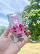 Load image into Gallery viewer, Strawberry Cloud Cow &quot;Pop&quot; Cell Phone Grip/ Stand