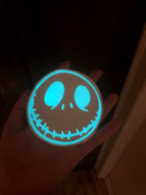 Load image into Gallery viewer, Glow In the Dark Jack Head Inspired Vinyl Decal