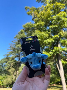 Blue Cloud Cow Pop Grip/ Popsocket