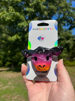 Galaxy Cow Pop Grip/ Popsocket