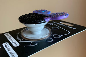 Potion Purple Mouse Ear Inspired "Pop" Cell Phone Grip and Stand