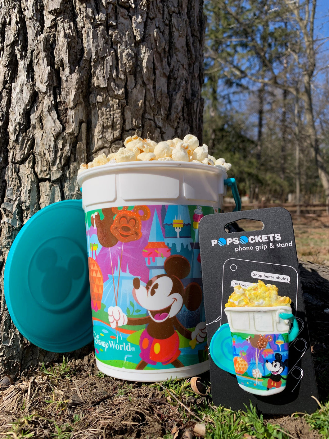 Parks Popcorn Bucket Inspired Pop Grip/ Popsocket