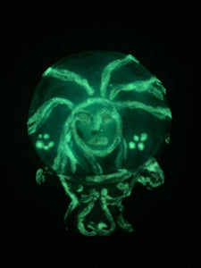 Glow/UV Crystal Ball Leota Inspired "Pop" Cell Phone Grip/ Stand