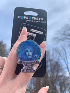 Glow/UV Crystal Ball Leota Inspired Pop Grip/ Popsocket