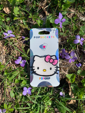 Glitter Kitty Head Inspired Pop Grip/ Popsocket