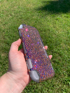 Rainbow Blue Full Crystal Switch Lite Case