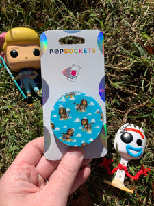 Custom Slinky Dog/ Andy’s Room Pattern Inspired Pop Grip/ Popsocket