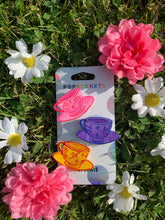 Load image into Gallery viewer, Tea Cup Inspired &quot;Pops&quot; Cell Phone Grips/ Stands - 3 Pack