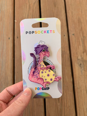 Glitter/ UV Madame Mim Dragon Inspired Pop Grip/ Popsocket