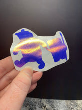 Load image into Gallery viewer, Holographic Pooh and Ewok Inspired Vinyl Decal