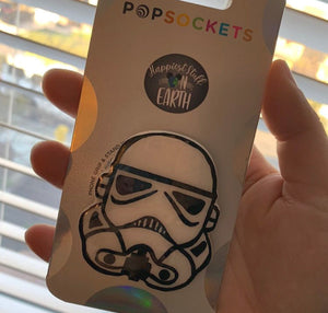 Storm Troop Inspired "Pop" Cell Phone Grip/ Stand
