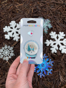Olaf Snow Globe Inspired "Pop" Cell Phone Grip/ Stand