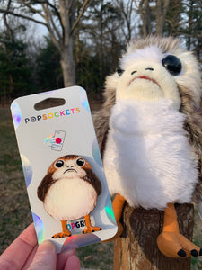 Porg Inspired "Pop" Cell Phone Grip/ Stand