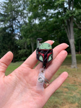Load image into Gallery viewer, Boba Fett Inspired Swivel Badge Reel