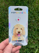 Load image into Gallery viewer, Rizzo Labradoodle Dog Head Inspired Pop Grip/ Popsocket