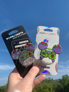 Crystal Buzz Mouse Inspired Pop Grip/ Popsocket