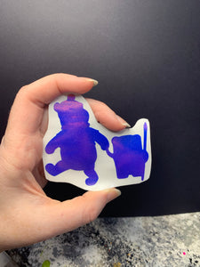 Holographic Pooh and Ewok Inspired Vinyl Decal