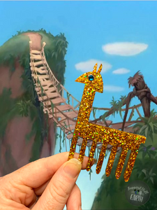 Emperor Llama Inspired Comb